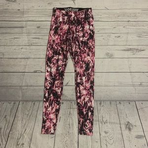 Nike pink camo leggings